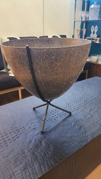 Cool Midcentury fiberglass bullet planter