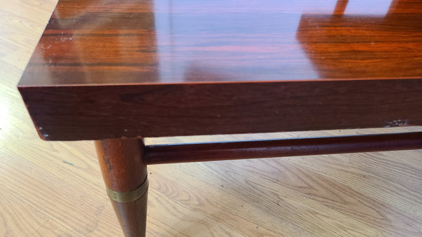 Midcentury 2 tiered Rosewood veneer side table